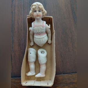 Vintage Porcelain Doll Parts